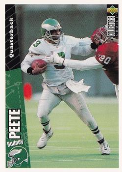 Rodney Peete Philadelphia Eagles 1996 Upper Deck Collector's Choice NFL #250